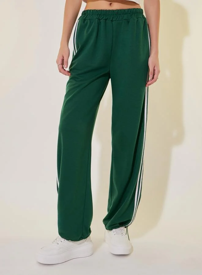 تايك تو Side Stripe Relaxed Fit Joggers