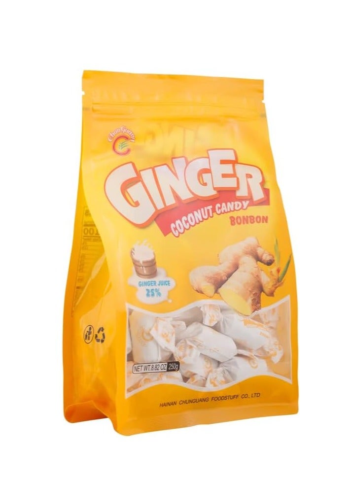 Chun Guang Ginger Coconut Candy 250 gr  - Image 2