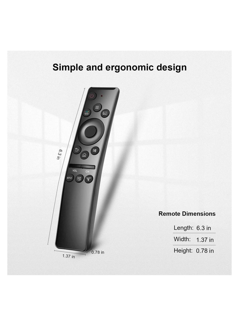 Universal Remote-Control for Samsung Smart-TV, Remote-Replacement of HDTV 4K UHD Curved QLED and More TVs, with Netflix Prime-Video Buttons - Image 4
