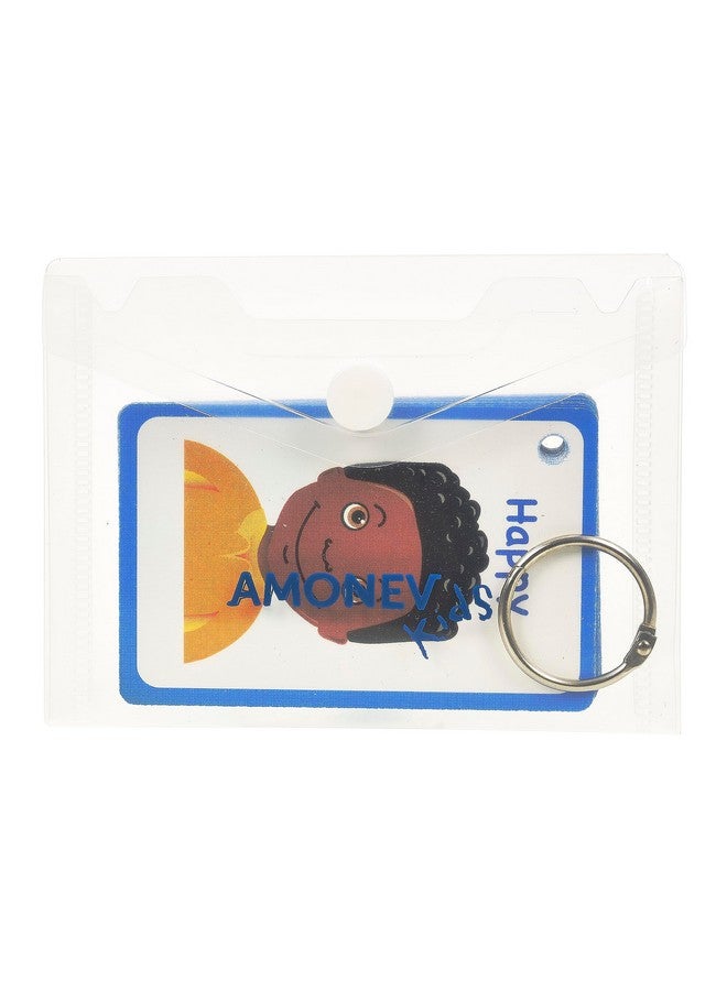 Amonev My Feelings and Emotion Boys Flash Cards for Visual aid Special Ed, Speech Delay Non Verbal Children and Adults with Autism, Special Needs ASD ADHD (Black Boy)  - Image 3