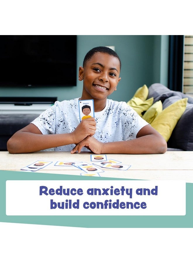 Amonev My Feelings and Emotion Boys Flash Cards for Visual aid Special Ed, Speech Delay Non Verbal Children and Adults with Autism, Special Needs ASD ADHD (Black Boy)  - Image 5