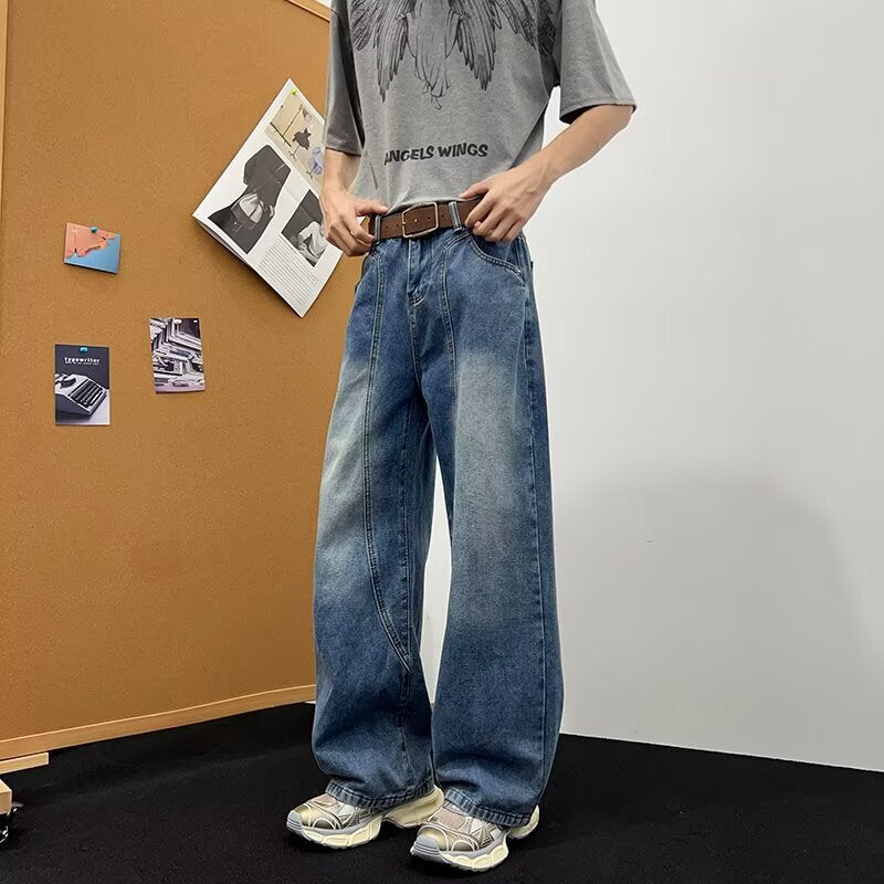 Unisex Casual Daily Denim Jeans - Image 1