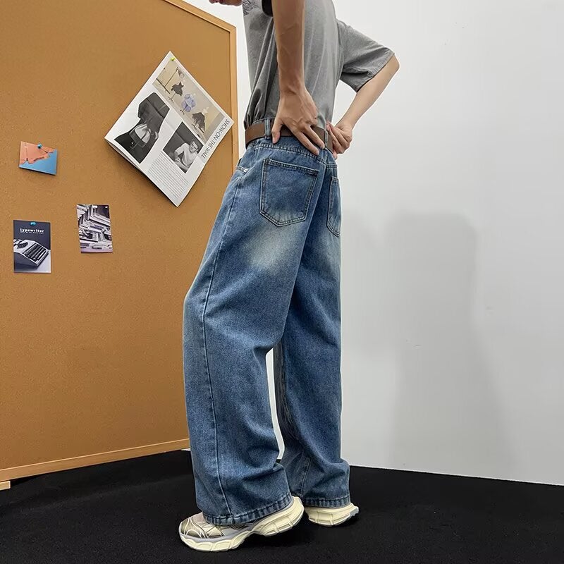 Unisex Casual Daily Denim Jeans - Image 4