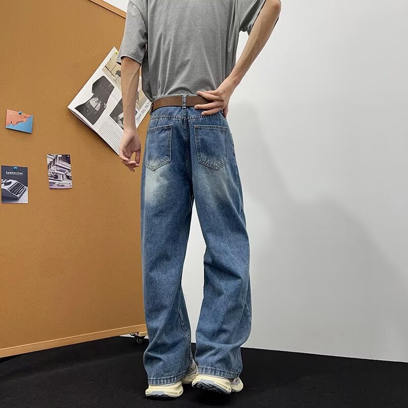 Unisex Casual Daily Denim Jeans - Image 5