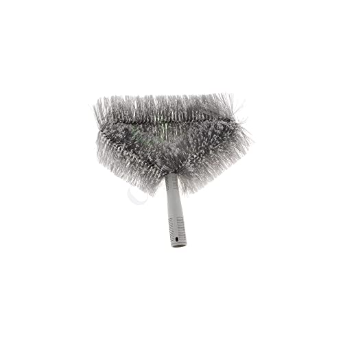 Carepure Triangle Cobweb Brush Ceiling Fan Corner Cobweb Brush Duster Cleaner Cleaning Tool | Ceiling Fan Cobweb Brush Duster Indoor and Outdoor Use | Grey - Image 3