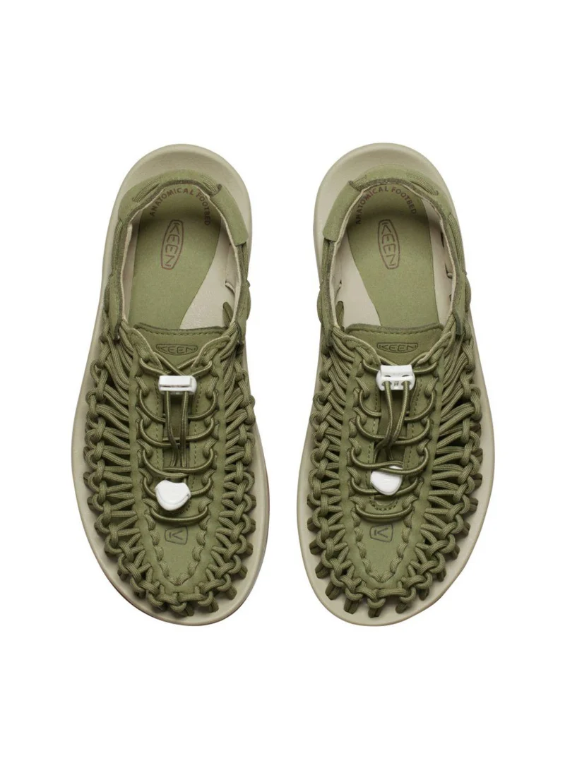 Keen WOMEN UNEEK FLAT SANDALS OLIVE/SAFARI