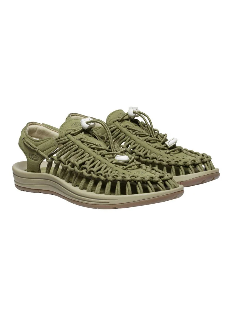 Keen WOMEN UNEEK FLAT SANDALS OLIVE/SAFARI