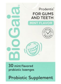 BioGaia Prodentis For Gums And Teeth Mint 30 Probiotic Lozenges 