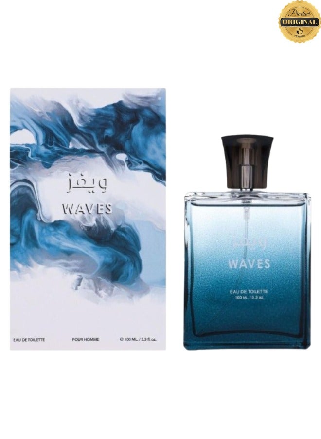 Waves 3 Pieces Waves Perfume 100ML - Image 2