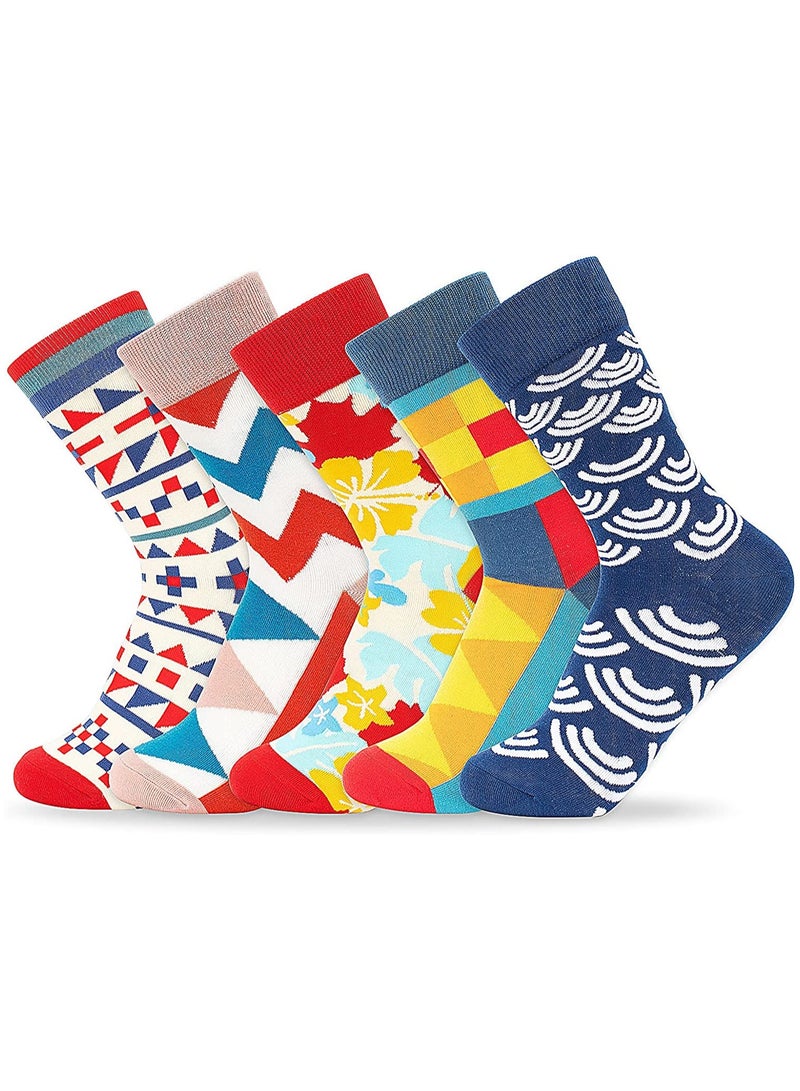 SYOSI Novelty Wacky Cotton Socks, Crazy Crew Dress Socks For Man And Women,  Design For Gift - Image 1