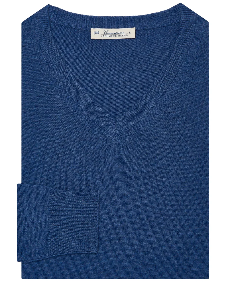 Camicissima BLEND CASHMERE V NECK SWEATER