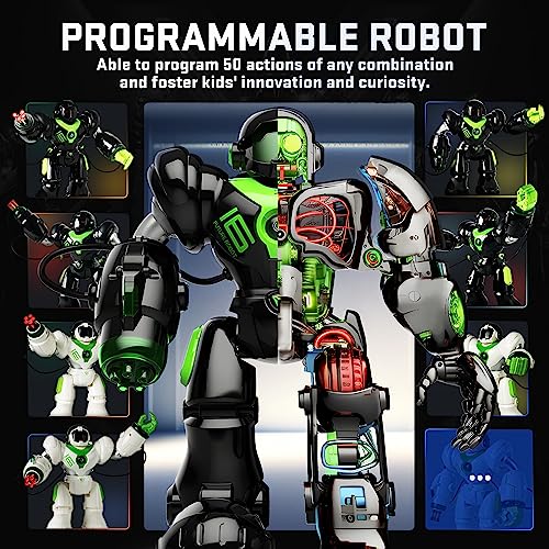 BEZGAR TR300 Robot Toys for Kids - Smart Programmable, Dancing Remote Control Emo Robot with 22 Actions, Supporting 78 Changing Expression, for Kids, 3 4 5 6 7 8 Year Old Boy Birthday - Image 4