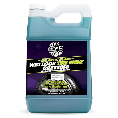 Chemical Guys Galactic Black Wet Look Tire Shine Dressing, for a Whole New Level of Shine and Depth of Black, Safe for Cars, Trucks, Motorcycles, RVs & More, 128 fl oz - TVD118 - Image 1