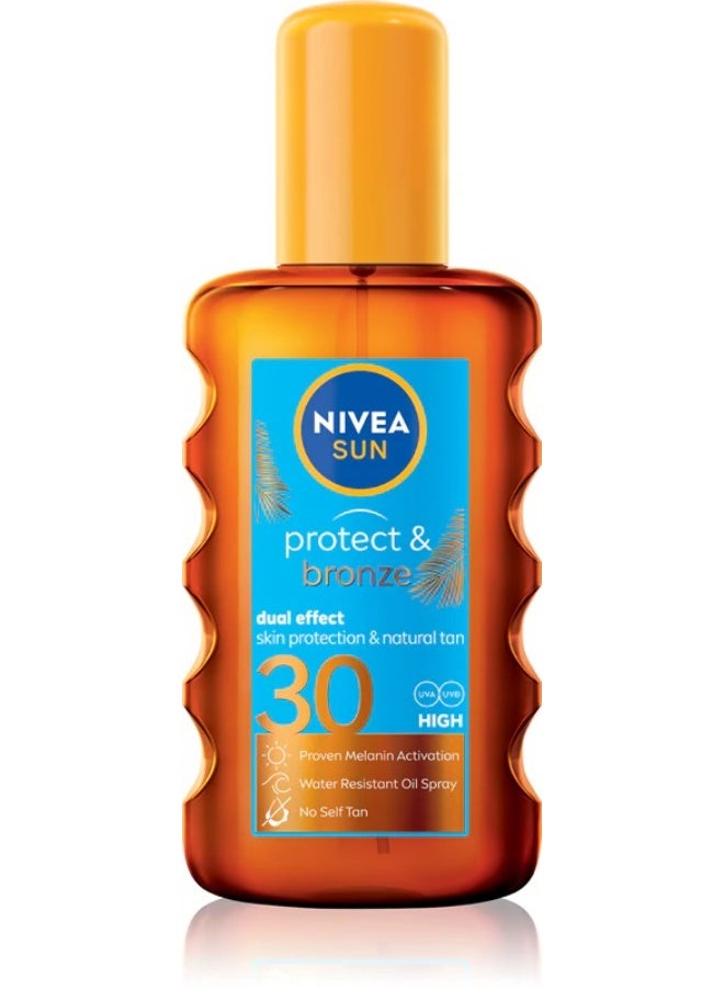 نيفيا زيت جاف للحماية من الشمس والتسمير بعامل حماية من الشمس 30، 200 مل - Image 1