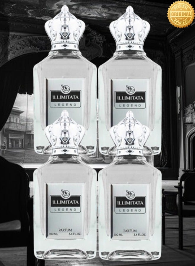 BL 4 Pieces Illimitata Legend Perfume 100ml EDP - Image 1