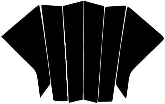 QASULER 6PCS Window Trim Cover for Chevrolet Impala 2014-2020 - Image 2