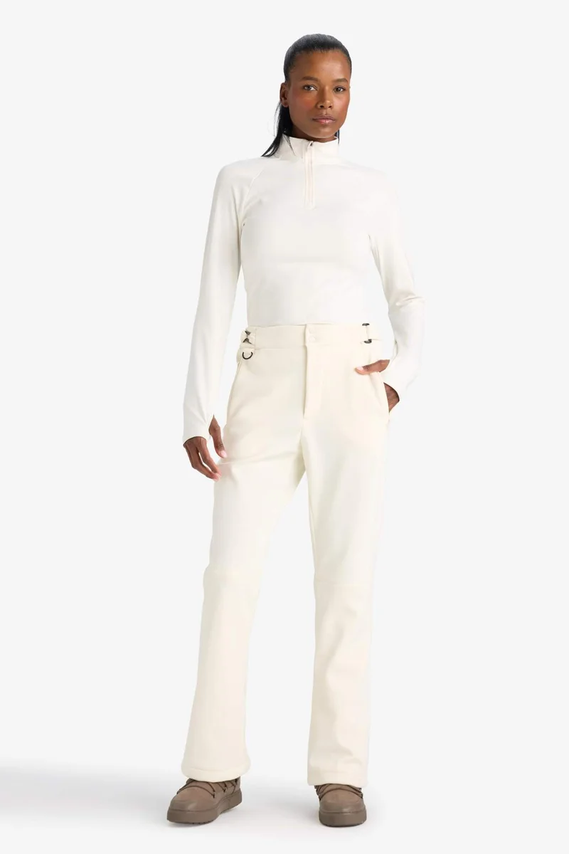 Defacto  Regular Fit Flared Leg Extra Long Softshell Ski Trousers  | Best Price UAE