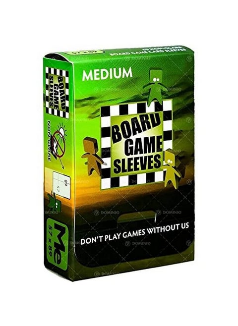 Card Sleeves Medium Nonglare 50 Ct Card Sleeves Are Smooth & Tough Compatible With Munchkin A Game Of Thrones Ticket To Ride Variants And More Clear (Art10423)