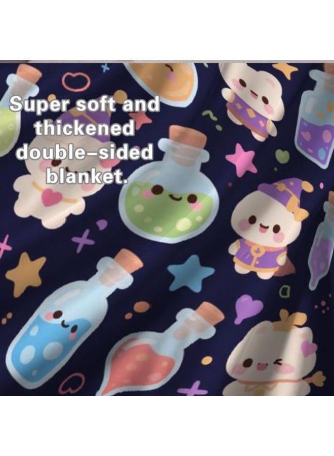 general Flannel thin blanket (warm and comfortable, suitable for sleep, gaming, dust removal and sandproof) 150cm*200cm - 367 - Image 1