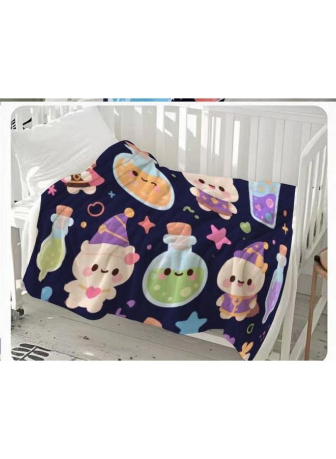 general Flannel thin blanket (warm and comfortable, suitable for sleep, gaming, dust removal and sandproof) 150cm*200cm - 367 - Image 3