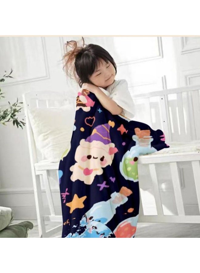 general Flannel thin blanket (warm and comfortable, suitable for sleep, gaming, dust removal and sandproof) 150cm*200cm - 367 - Image 4