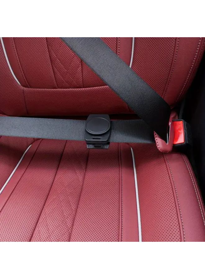 2pcs Black Universal Car Seat Belt Adjuster Durable ABS Resin Comfortable Driving - Image 5