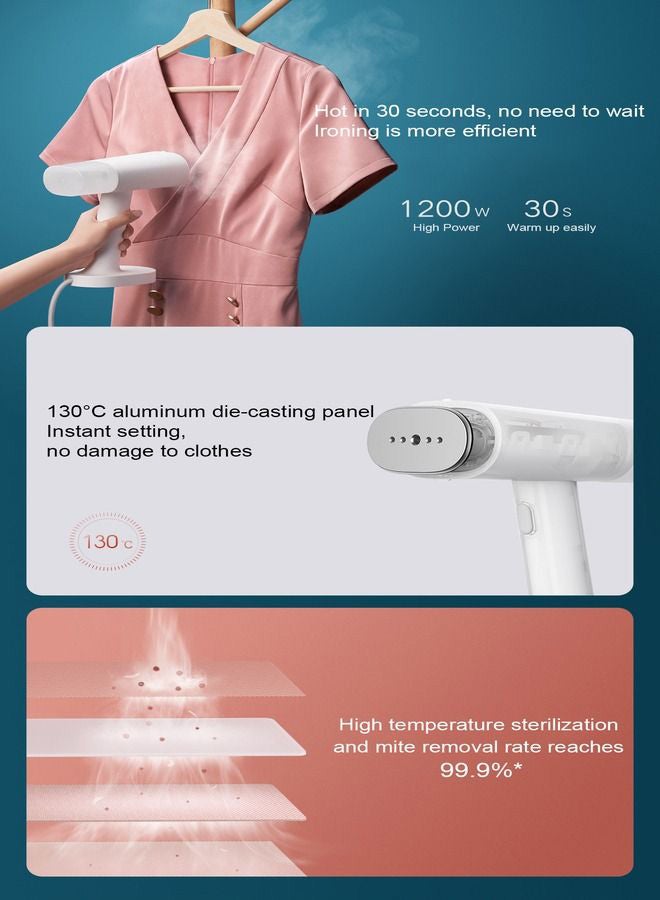 Xiaomi Mijia Zanjia Garment Steamer 1200 W MJGTJ01LF White - Image 5