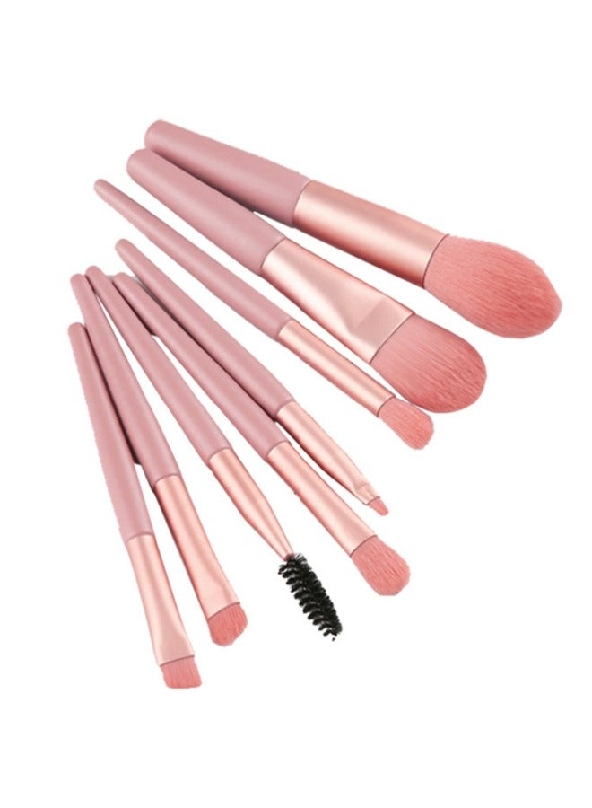 Makeup Brushes, Makeup Brush Set Mini, 13 Pieces Travel Makeup Brush Set, Makeup Brushes for Face Foundation Blush Eyeshadow (Pink) - Image 2