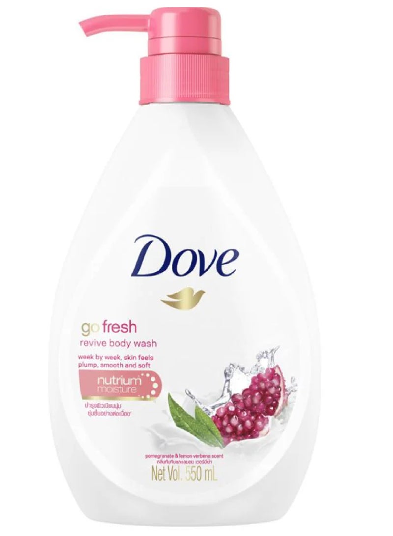 DOVE GO FRESH REVIVE BODY WASH 550ML