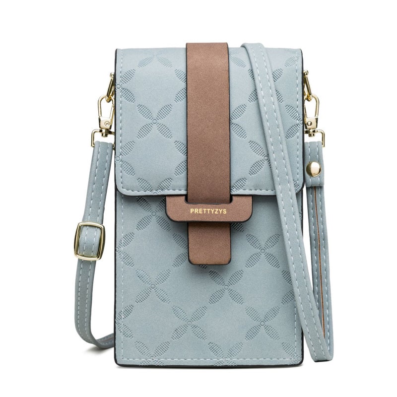 Export Mobile Phone Bag For Women 2025 Retro Plaid Buckle Vertical Shoulder Mobile Phone Bag Buckle Crossbody Bag - Image 1