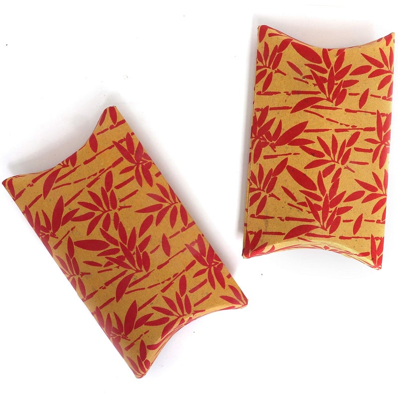SURPRISE SOMEONE SURPRISE SOMEONE Folding Handmade Paper Pillow CHOCLATE Pouch Pack of 10  - Image 1