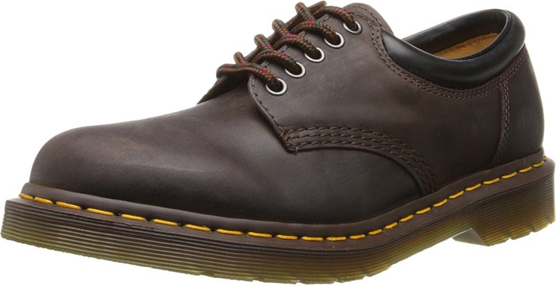 Dr Martens mens 8053 5 Eye Padded Collaru oxfords shoes Gaucho Crazy Horse 7 US