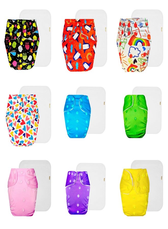 حفاضات دمبلدو القماشية الممتازة مع حشوة قطنية (عبوة من 9) | شعور بالجفاف والراحة | تهوية جيدة | مناسبة للسفر | موثوقة من قبل الأمهات | من 3 أشهر إلى 3 سنوات | للجنسين - Image 1