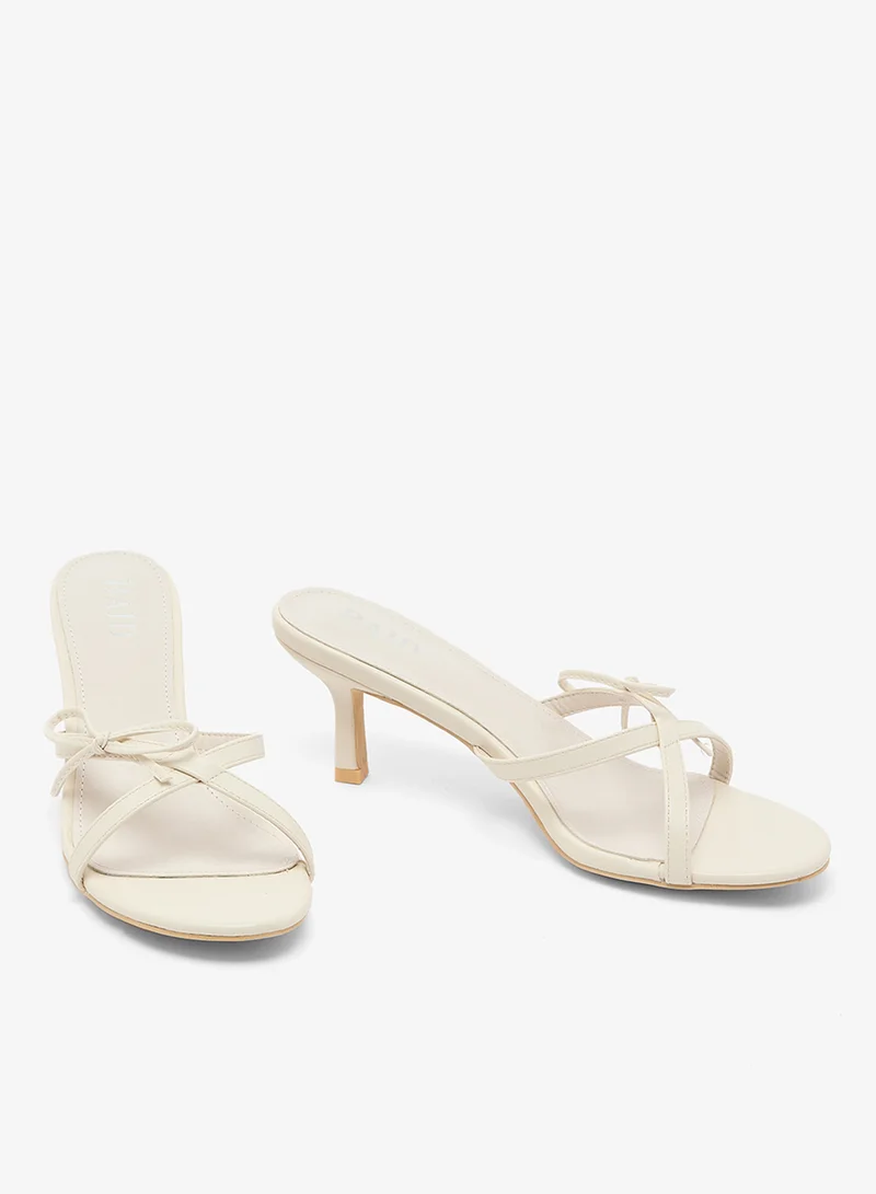 RAID  Ginni Bow Heeled Sandals for Women | Best Price UAE