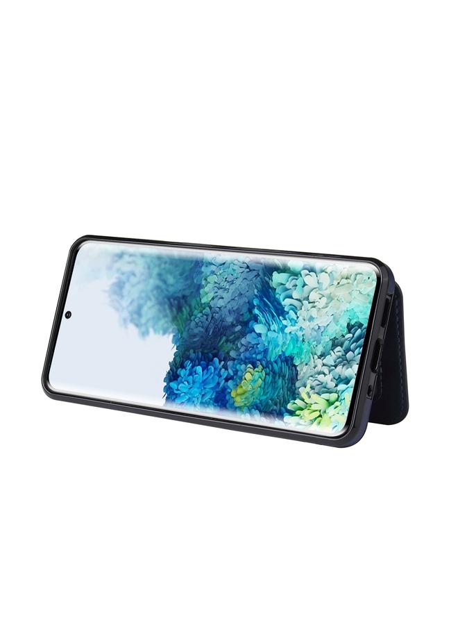 اس-توب جراب لهاتف Samsung Galaxy S20 مصنوع من جلد العجل وحقيبة بطاقات مغناطيسية وحافظة هاتف من البولي يوريثان - Image 5