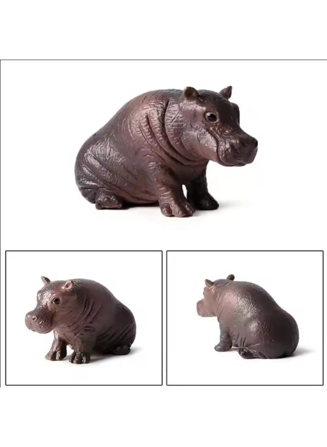 هالامودو أرقام حيوانات الفرس 2 قطعة ، مجموعة لعبة الفرس الواقعية ، الزينات الحيوانية البرية ، ألعاب المعرفية في حديقة حيوانات الغابة ، هدايا عيد ميلاد الأطفال 10x6x6.5 سم ، 5.5x3x3 سم - Image 4