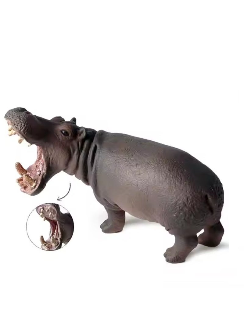 هالامودو أرقام حيوانات الفرس 2 قطعة ، مجموعة لعبة الفرس الواقعية ، الزينات الحيوانية البرية ، ألعاب المعرفية في حديقة حيوانات الغابة ، هدايا عيد ميلاد الأطفال 10x6x6.5 سم ، 5.5x3x3 سم - Image 5