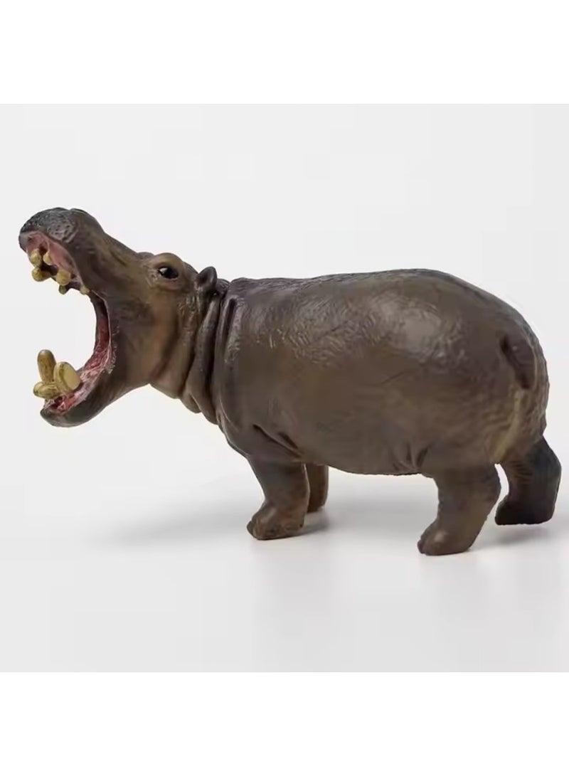 هالامودو أرقام حيوانات الفرس 2 قطعة ، مجموعة لعبة الفرس الواقعية ، الزينات الحيوانية البرية ، ألعاب المعرفية في حديقة حيوانات الغابة ، هدايا عيد ميلاد الأطفال 10x6x6.5 سم ، 5.5x3x3 سم - Image 3