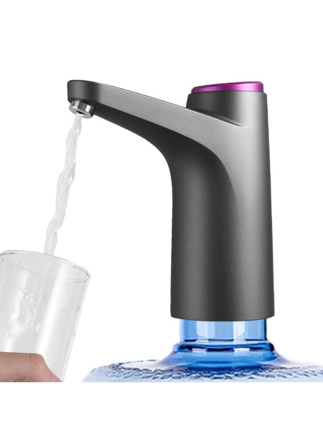 بواو موزع المياه BOAO موزع مياه لزجاجة سعة 5 جالون، موزع مياه محمول، موزع مياه عالمي لزجاجات سعة 2.5 、 3 و 5 جالون مضخة مياه بشحن USB - Image 1