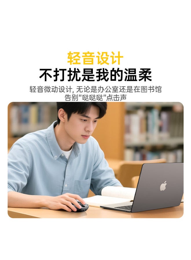 Delux Mf20 Wireless Bluetooth Foldable Mouse, Portable Mouse, Ultra-lightweight, For Mobile Office And Business Use, Compatible With Huawei Tablets, Ipad, And Computers - Image 3