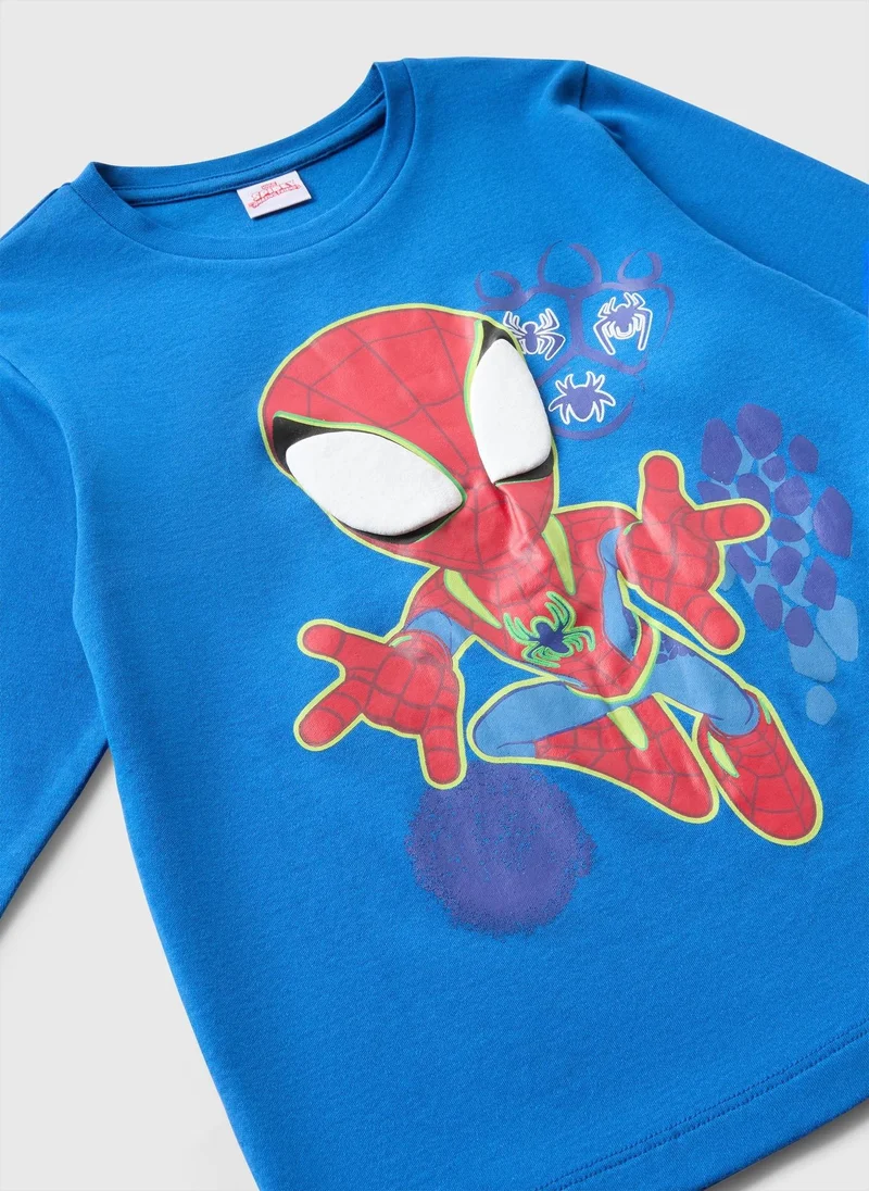 Matalan Spidey & Friends 2 Pack Boys Red Pyjama Sets