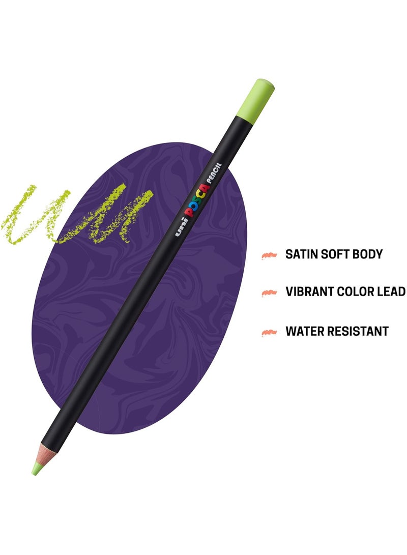 Mitsubishi Posca 24 Colours Wax Pastel - Image 5