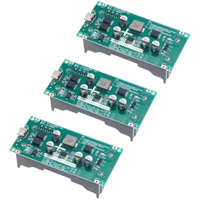 3PCS 15W 3A UPS BATTERY BOOST CHARGING MODULE FOR 18650 LITHIUM BATTERIES 5V DC-DC BOOSTER FAST CHARGE FUNCTION RELIABLE UPS POWER SUPPLY SHORT CIRCUIT (5V) - Image 1