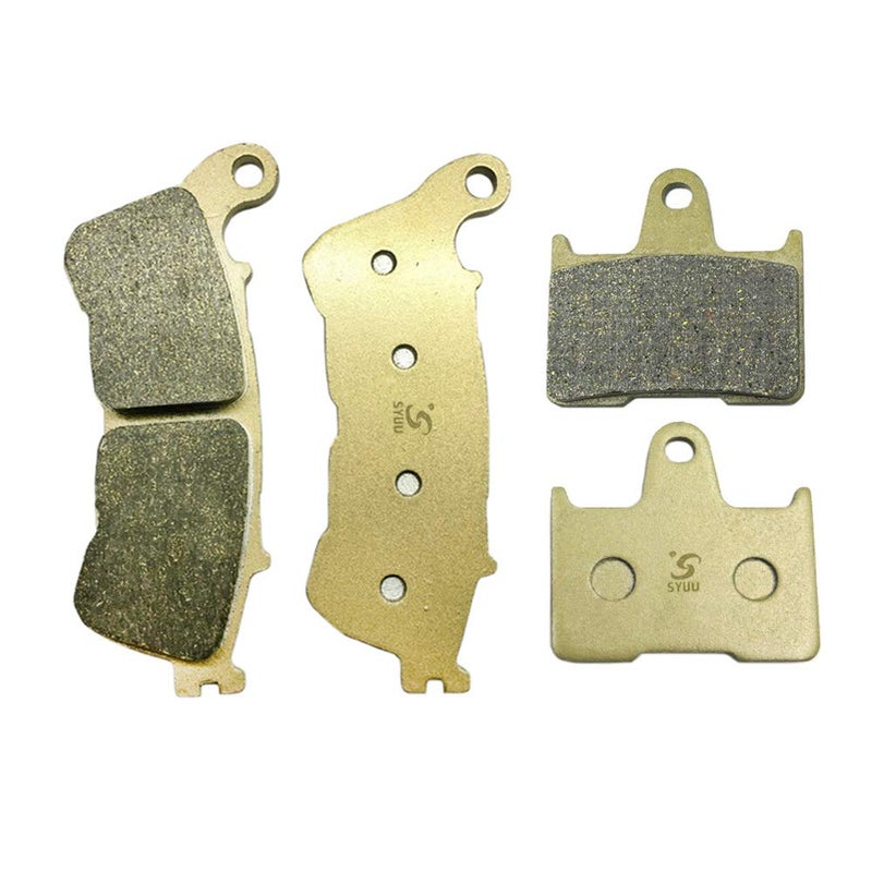 S SYUU HighPerformance Reliable Motorcycle Front Rear Brake Pads Set Kit Compatible with Harley Davidson XL 1200 V Seventy Two XL 1200 T Superlow XL 1200 C Sportster Custom 20142017 FA640F FA254R