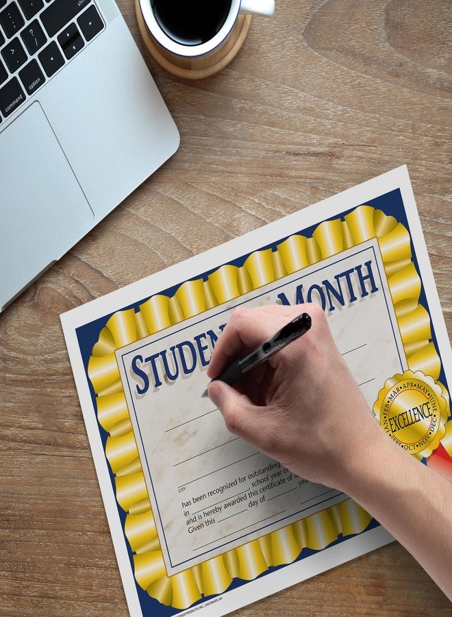 Flipside Products Student of the Month Certificates, Recognition, Award Students, Incentive, 8.5" x 11", 30 Per Pack, 5 Packs - Image 4