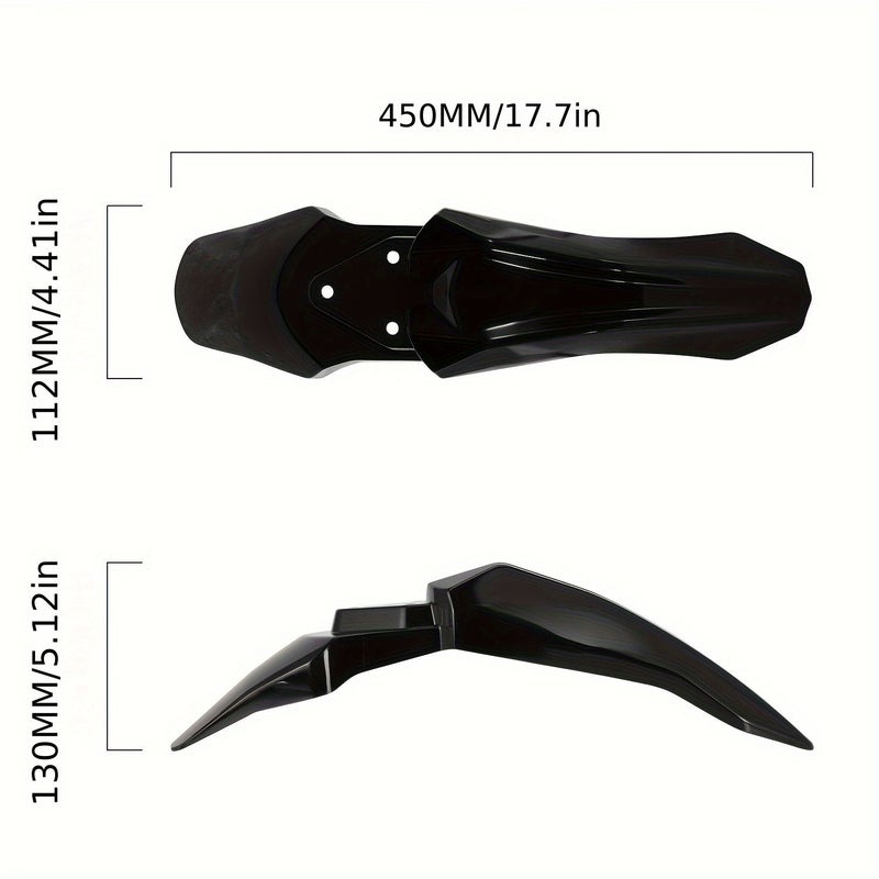 واقي الطين الأمامي الأسود المناسب للدراجة النارية من نوع Talaria Sting X3 الكهربائية للطرق الوعرة - Image 2