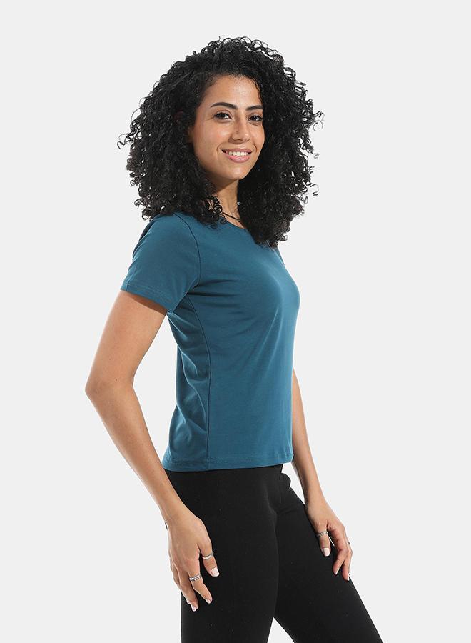 Xtcy Single Lycra Half Sleeve Crew Neck women - Image 2