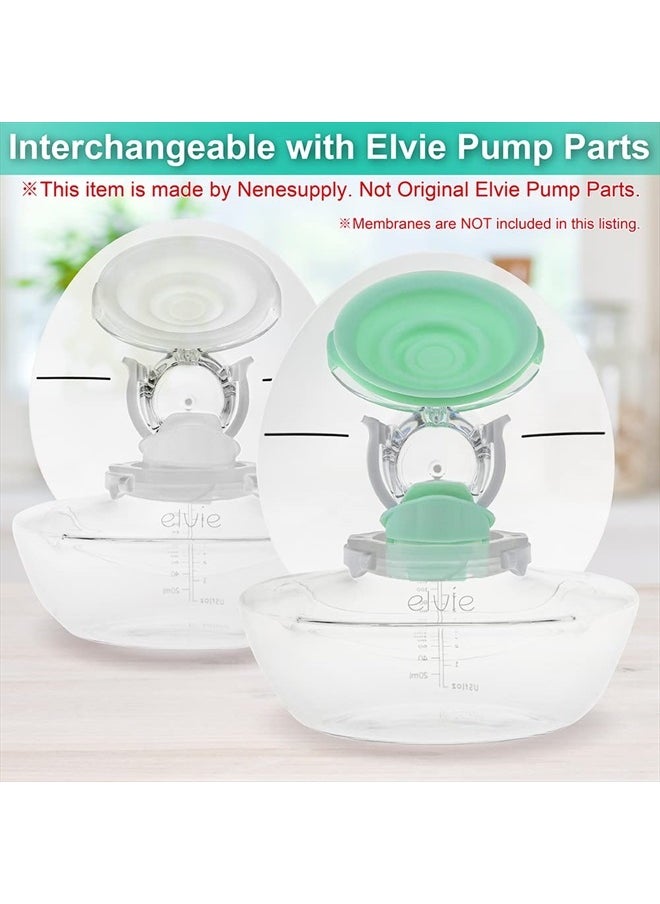 NENESUPPLY Nenesupply 4pc Duckbill Valves Compatible with Wearable Elvie Breast Pump and Pump Parts Replacement Parts. Made by Nenesupply. Not Original Elvie Valves. Use with Pump Seals.  - Image 4