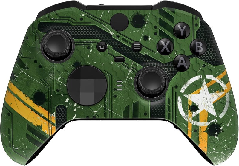 eXtremeRate العلبة الأمامية من eXtremeRate لوحدة تحكم Xbox Elite Series 2، غلاف بديل وحلقة إبهام مميزة لوحدة تحكم Xbox Elite Series 2-Core موديل 1797 - مسلح بصاروخ - Image 1
