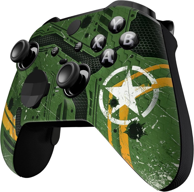 eXtremeRate العلبة الأمامية من eXtremeRate لوحدة تحكم Xbox Elite Series 2، غلاف بديل وحلقة إبهام مميزة لوحدة تحكم Xbox Elite Series 2-Core موديل 1797 - مسلح بصاروخ - Image 5